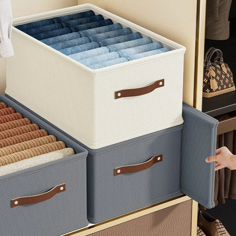 Oxford Fabric Storage Box | Foldable Wardrobe Organiser