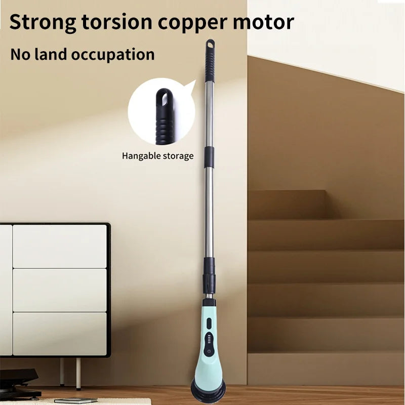9-in-1 Electric Spin Scrubber Cleaning Brush Set