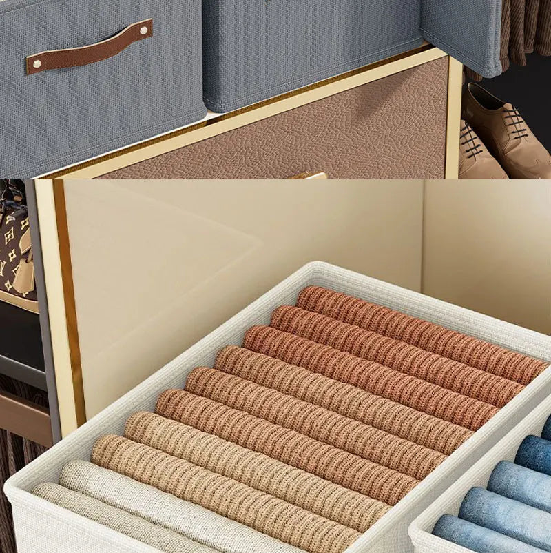 Oxford Fabric Storage Box | Foldable Wardrobe Organiser