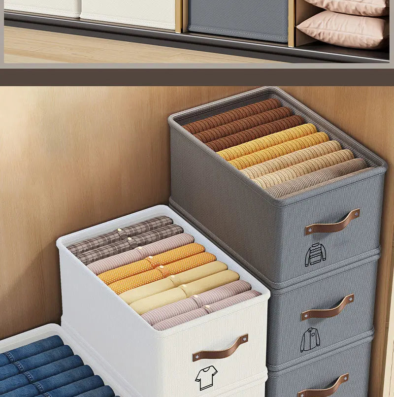 Oxford Fabric Storage Box | Foldable Wardrobe Organiser