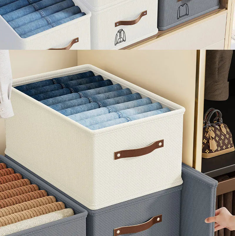 Oxford Fabric Storage Box | Foldable Wardrobe Organiser