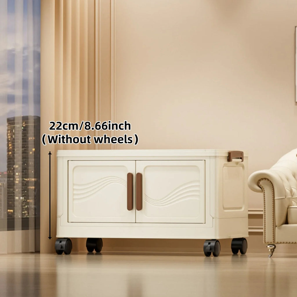 Foldable Storage Cabinet with Clear Door | 3, 4 & 5 Tier