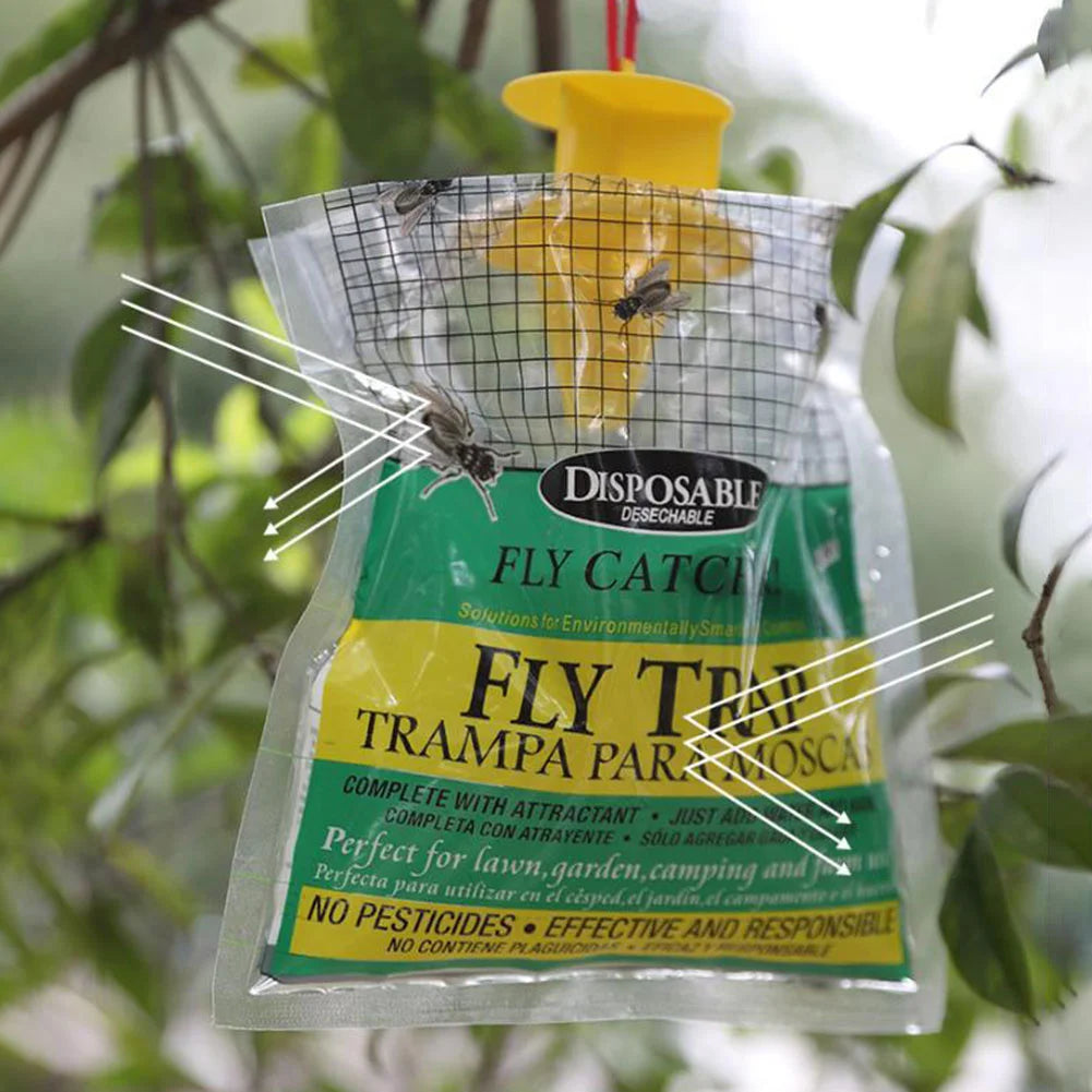 Disposable Hanging Fly & Mosquito Trap Bag (Outdoor)