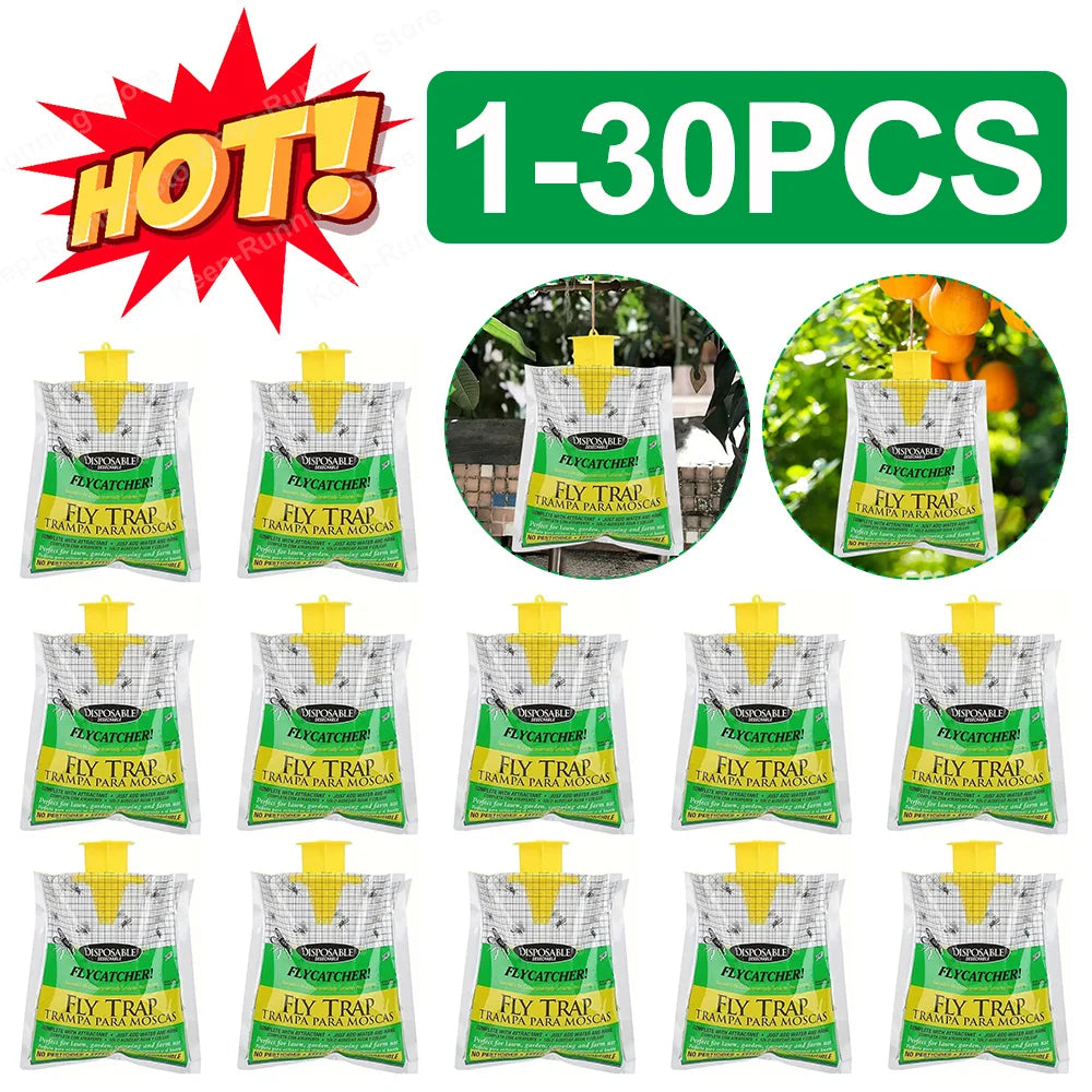Disposable Hanging Fly & Mosquito Trap Bag (Outdoor)