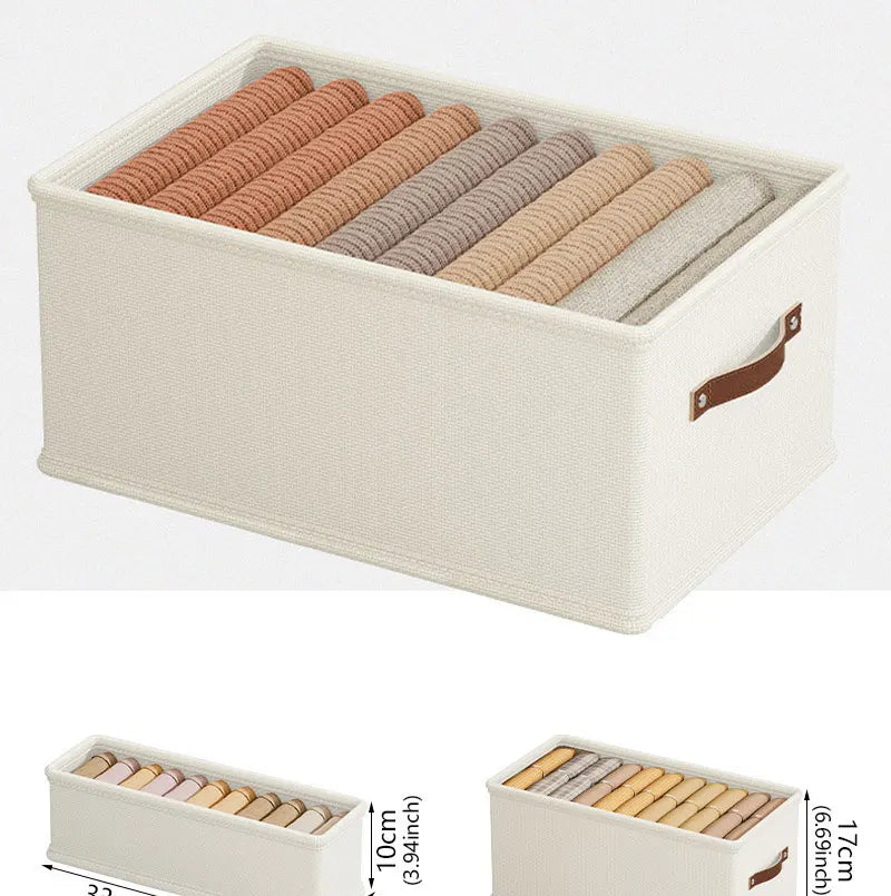 Oxford Fabric Storage Box | Foldable Wardrobe Organiser